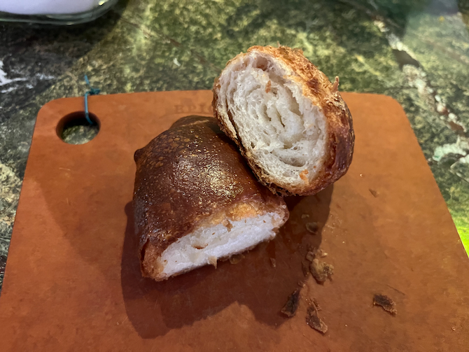 the traditional crumb shot