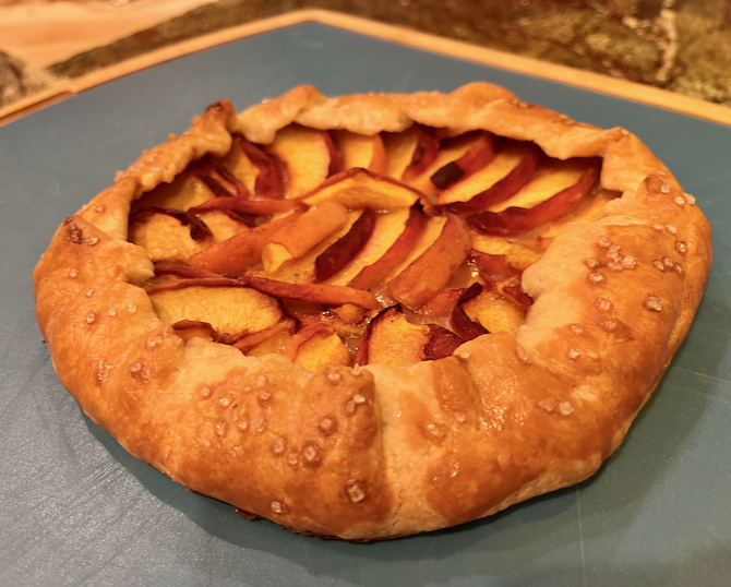 peach galette